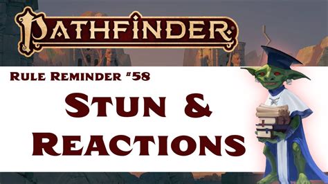 stunned pathfinder 2e